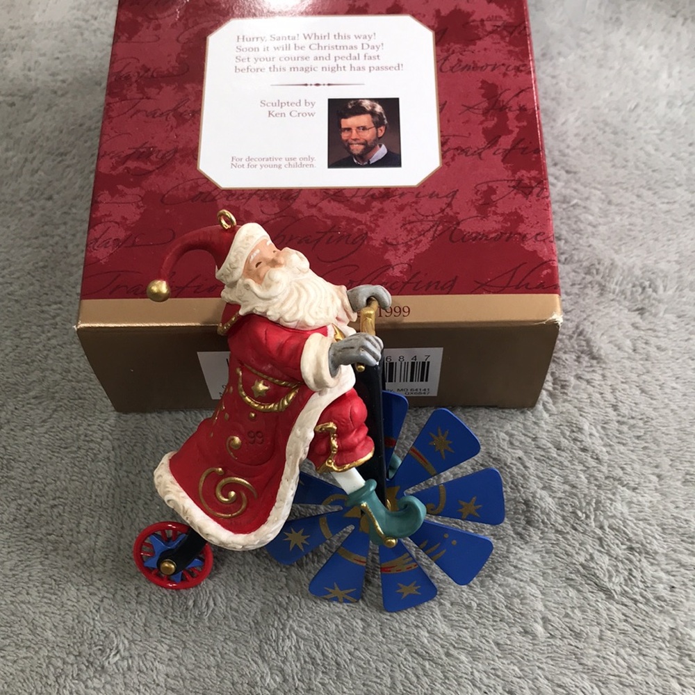 Hallmark Keepsake Ornaments Lot of 3 Santas Vintage New in Box - Picture 4 of 15